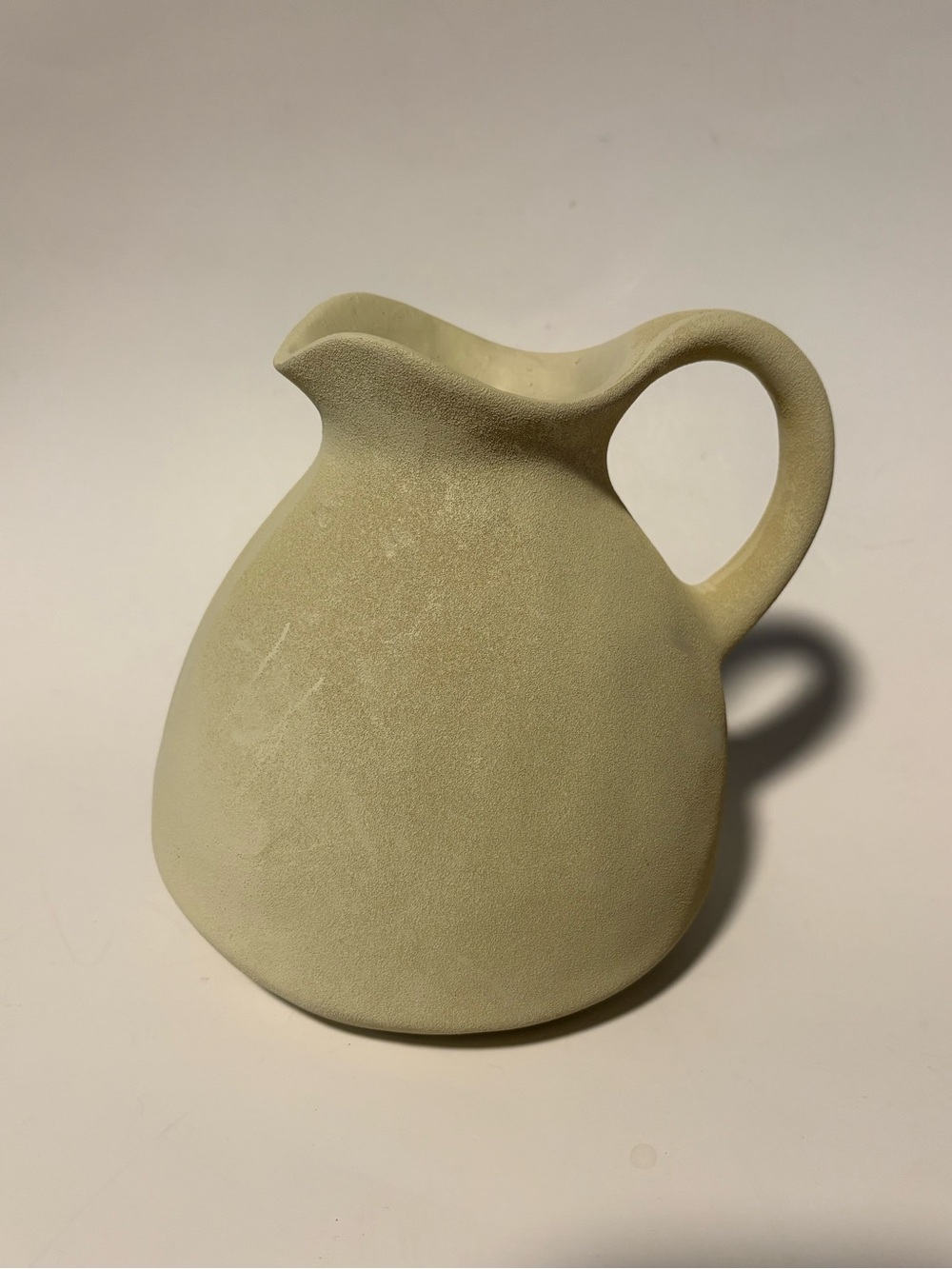 Rustic Vase Faux Ceramic (acrylic) 6” Jug Vase NWOT